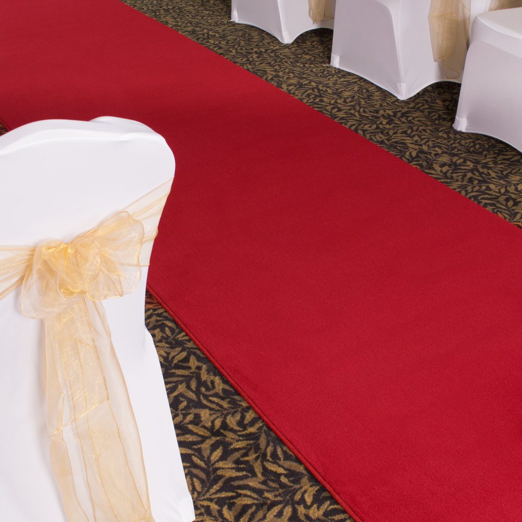 Carpet/Aisle Runner Red Hertfordshire Events Weddings, DJ, Audio