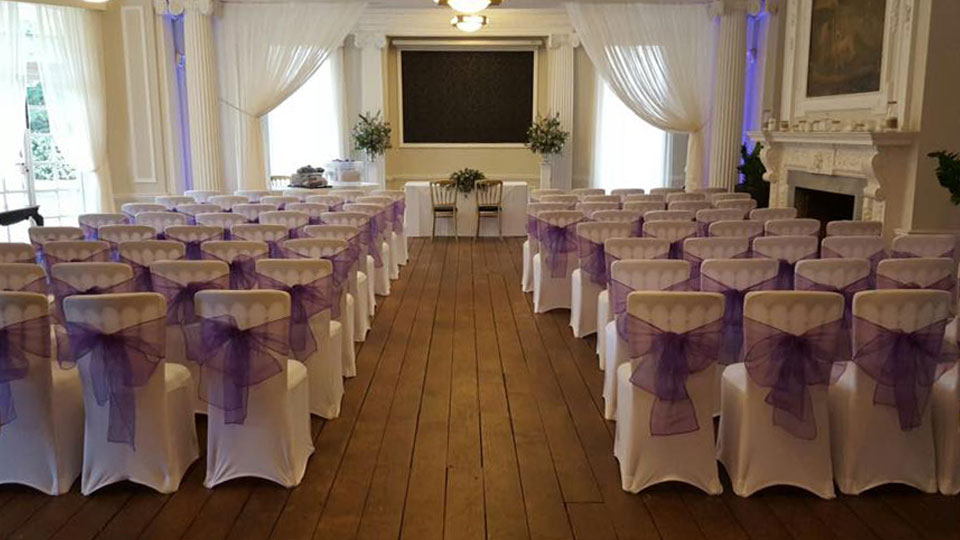 Chair Cover & Sash Inc Setup Hertfordshire Events Weddings, DJ, Audio & PA Hire, Lighting