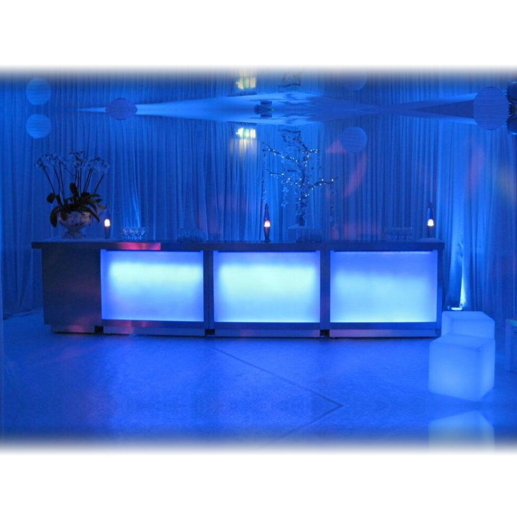 LED Bar Hertfordshire Events Weddings, DJ, Audio & PA Hire