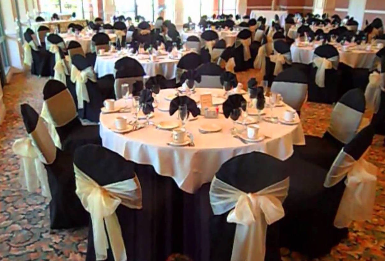 Black Chair Cover & Sash Inc Setup Hertfordshire Events Weddings