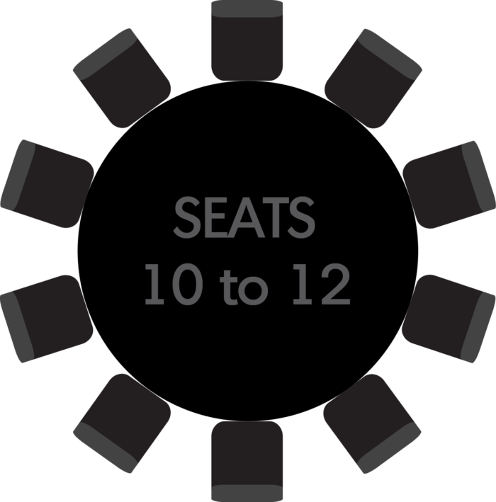 seating chart 6ft round